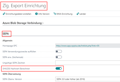 Aktivierung Hash Berechnung