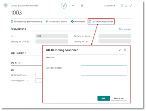 QR Rechnung Scannen