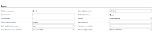 CSV Port Karte Register Export