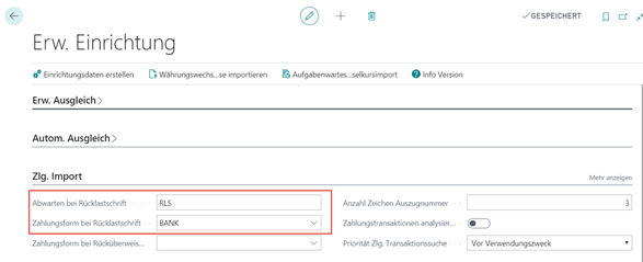 Abwarten bei Rücklastschrift