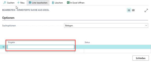 Werte aus Excel einfügen