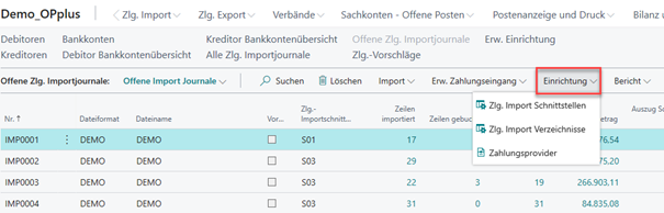 Zlg. Import Schnittstellen