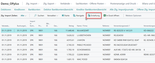 Aufruf Erstattung