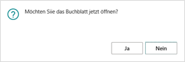 Abfrage "Buchblatt öffnen"