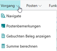 Neue Actions in Vorgang