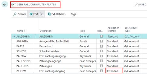 Ext. Journal Templates