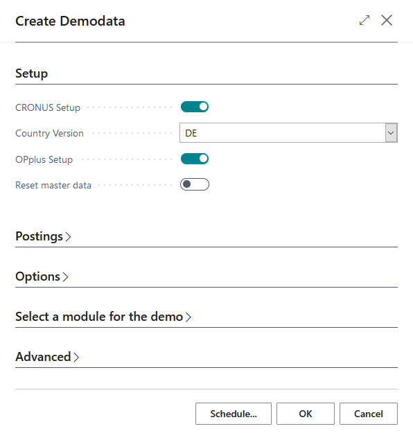 Create Demodata