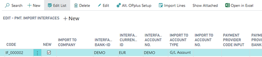 Interface Overview