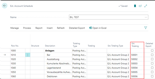 Ext. Totaling Result