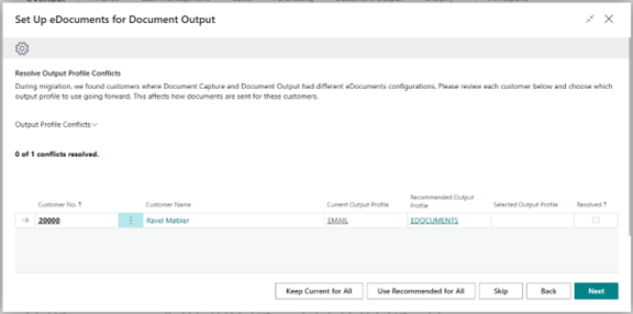 Context-dependent setup guide