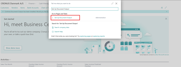 Open the setup guide